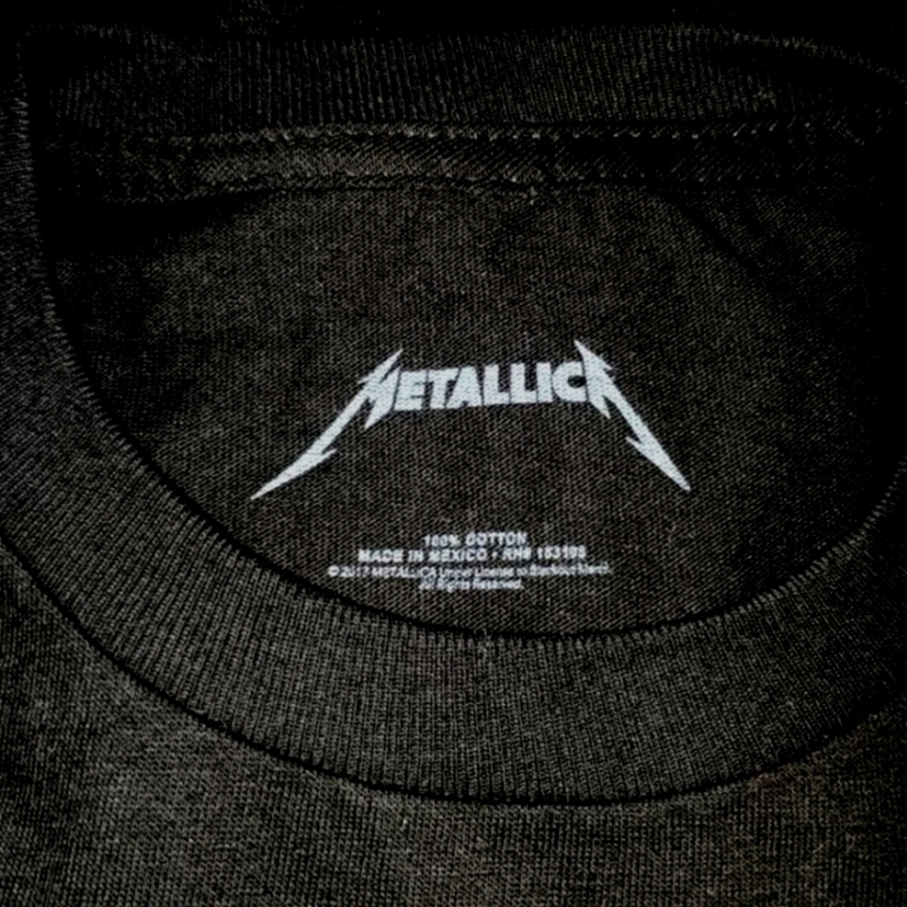 Metallica Metal Up Your Black Tee Shirt - Picture 3 of 6